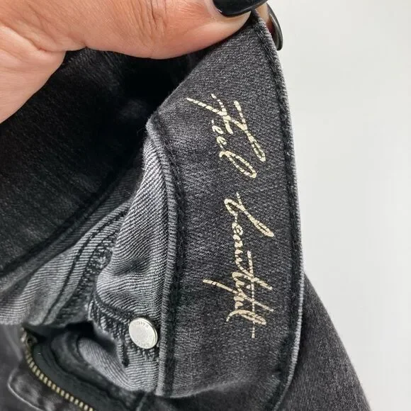 White House Black Market Women’s Black Wash Skinny Stretch Jegging Jeans Small - Picture 12 of 14